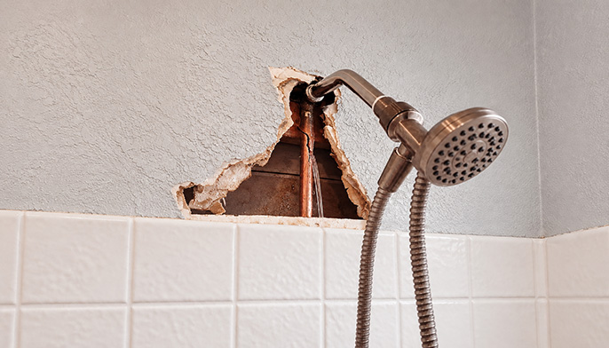 What to do when a pipe bursts in your home
